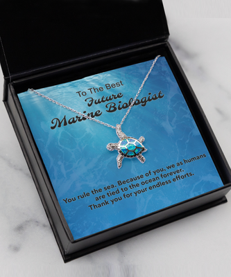Future Marine Biologist Gift - Necklace and Earrings