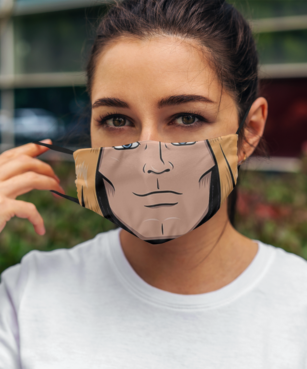 Halloween Superhero Face Mask - Horror Mask - Reusable & Washable 2 Layers Germ Protection