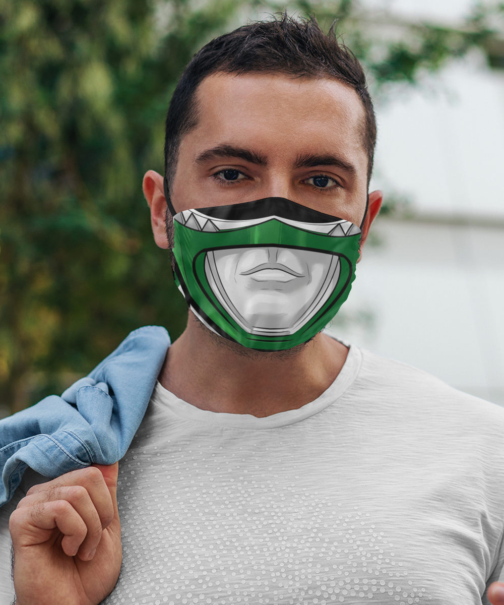 Halloween Face Mask - Horror Mask - Reusable & Washable 2 Layers Germ Protection