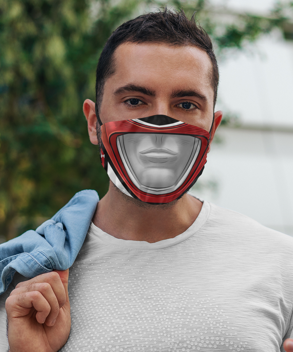 Halloween Face Mask - Horror Mask - Reusable & Washable 2 Layers Germ Protection